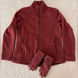 The North Face Timber Jacket & gloves